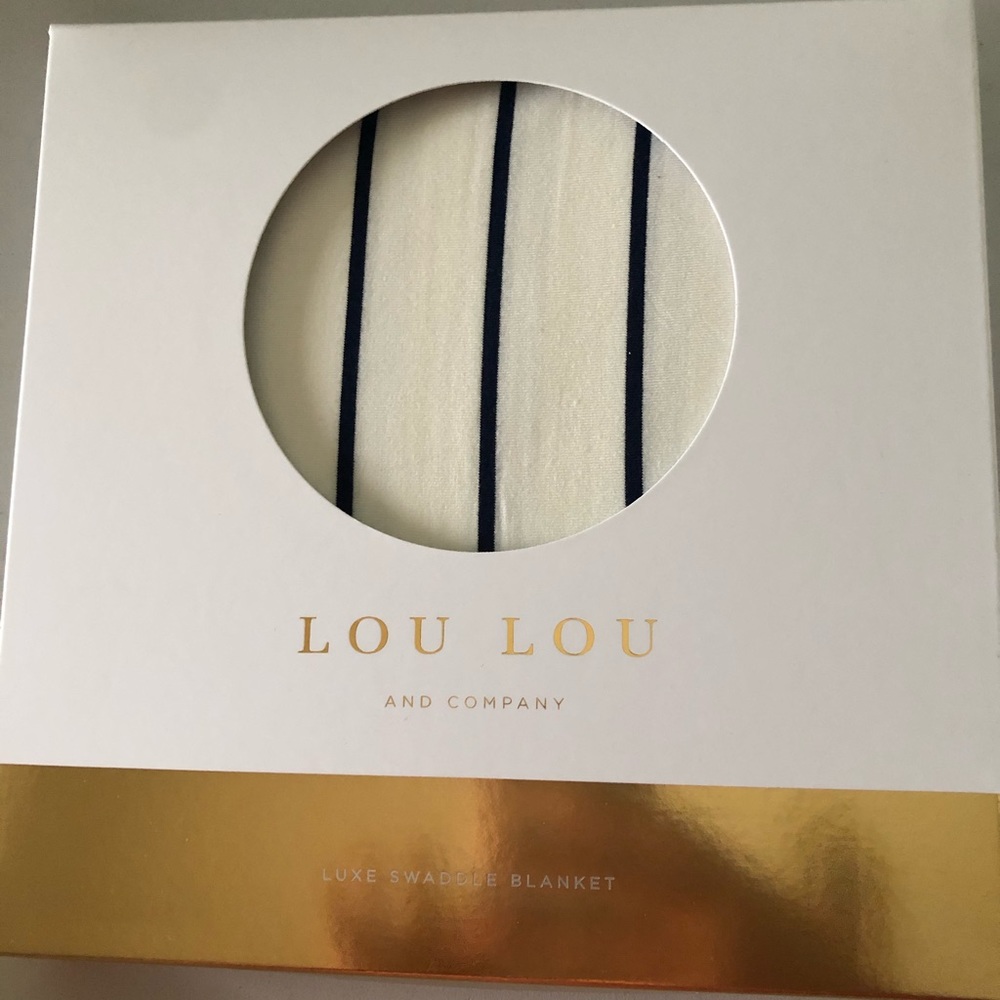 PRICE FIRM! Lou Lou and company swaddle blanket